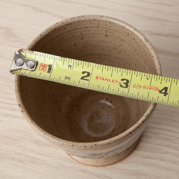 Small Handmade Studio Pottery Artisan Ceramic Dragon Planter Speckled Signed - Picture 10 of 16